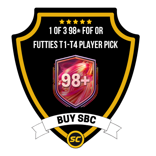 EA FC 26 SBC 1 of 3 98+ FOF or FUTTIES T1-T4 Player Pick - PC
